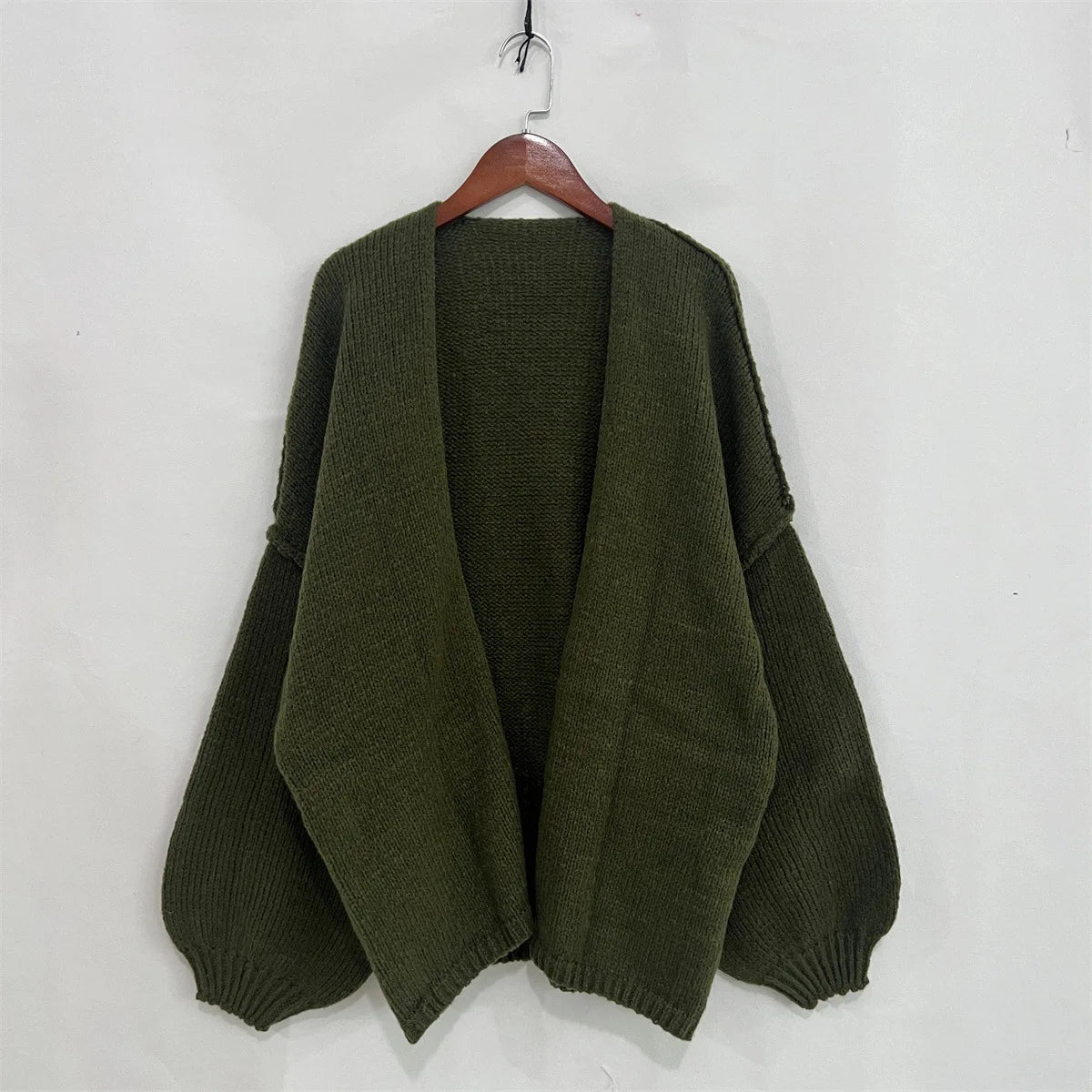 Cosy Knit Cardigan - Long Sleeve Open Front Sweater Jacket for Women