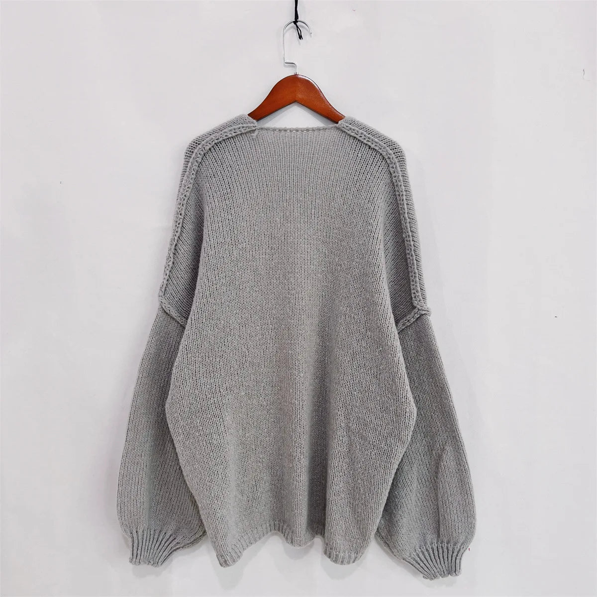 Cosy Knit Cardigan - Long Sleeve Open Front Sweater Jacket for Women