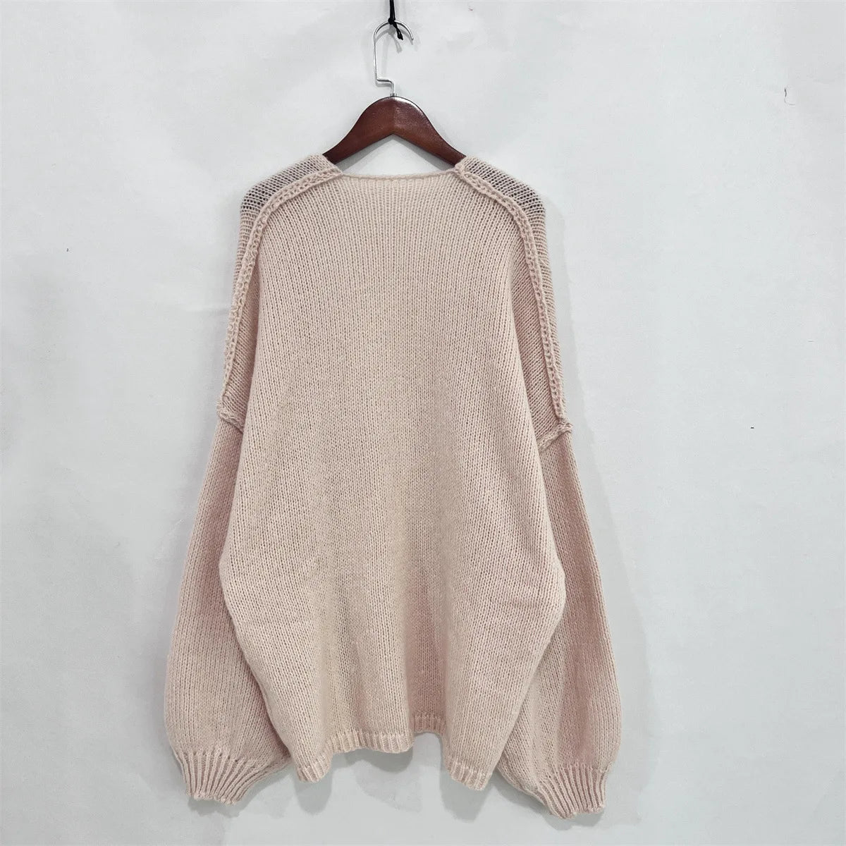 Cosy Knit Cardigan - Long Sleeve Open Front Sweater Jacket for Women