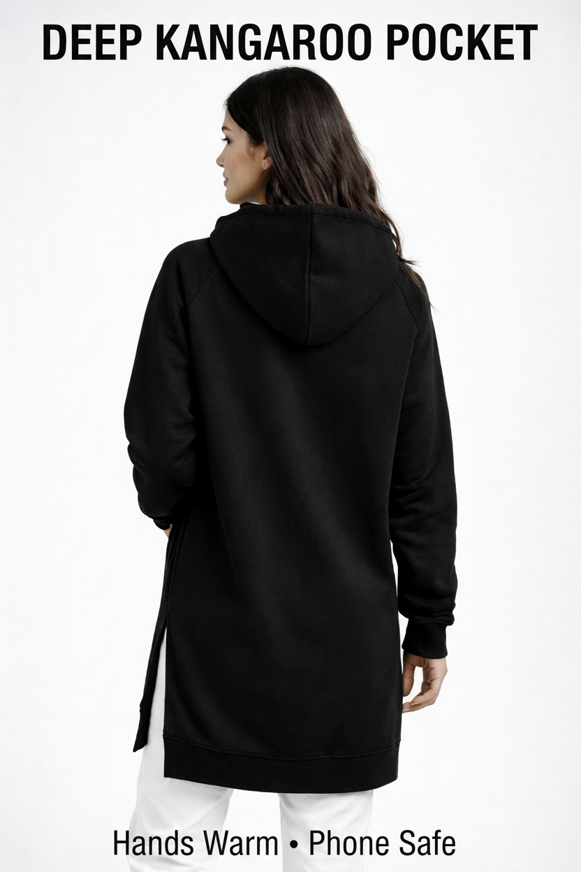 Deep Kangaroo Pocket Black