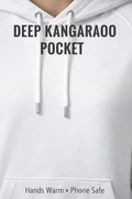 Deep Kangaroo Pocket White
