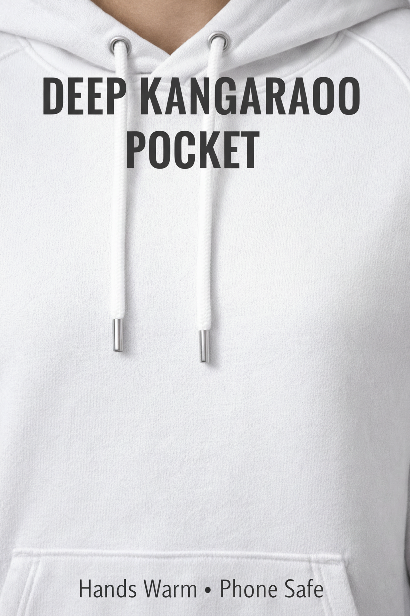 Deep Kangaroo Pocket White
