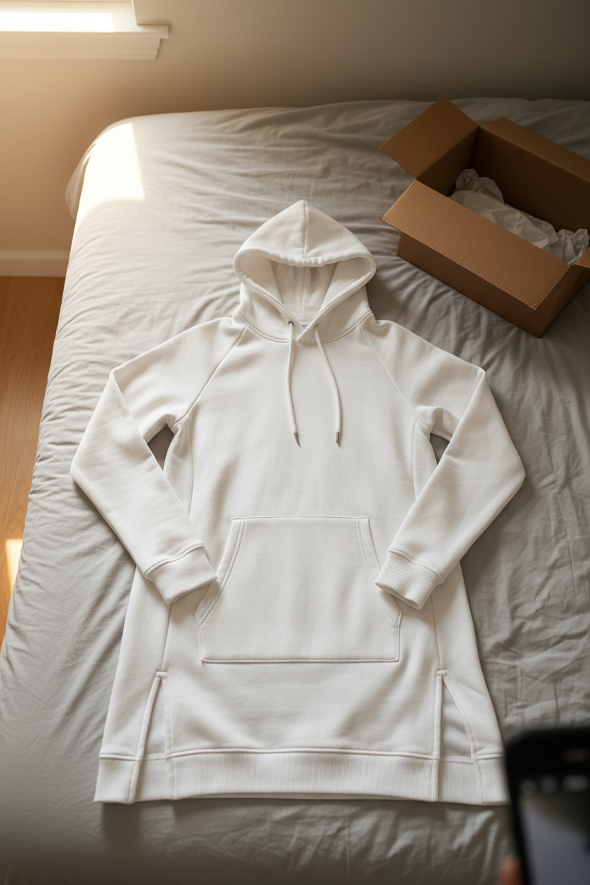 Photo 4 - Flat lay blanc