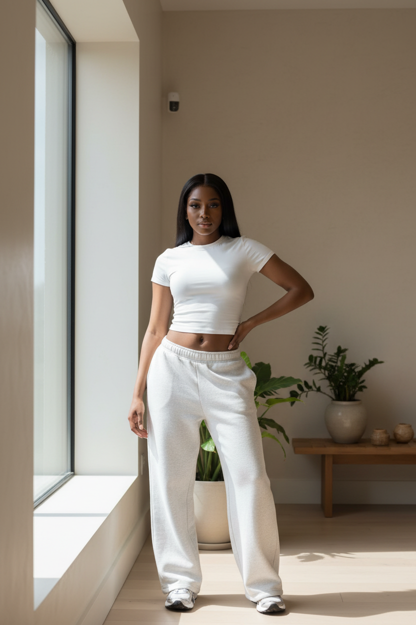 Ultra Wide-Leg Fit Grey