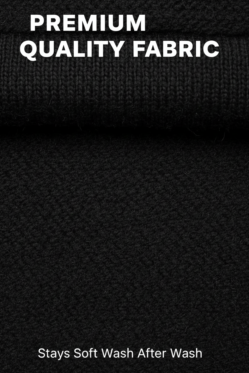 Premium Quality Fabric Black
